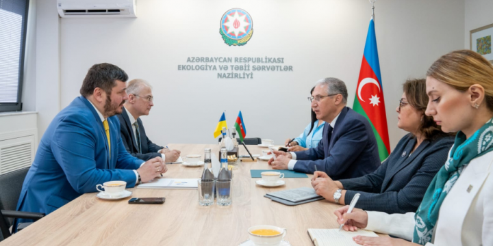 Discussions held with Ukrainian ambassador to Azerbaijan on COP29 preparations