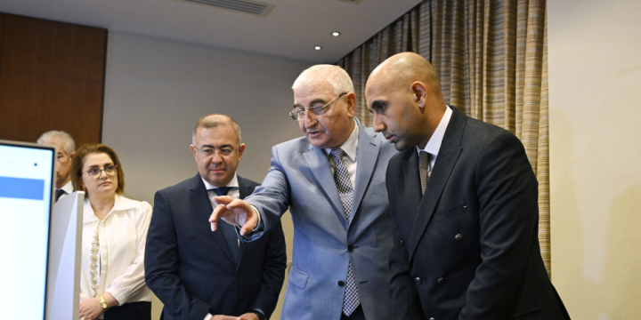 Azerbaijan’s CEC Chairman visits “Election-2024” Independent Media Center