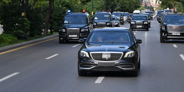 Azerbaijani and Russian Presidents visited Baku White City