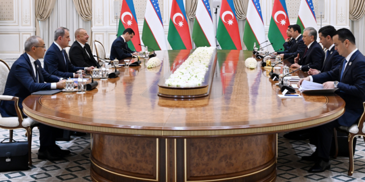 Limited-format meeting between Presidents of Azerbaijan and Uzbekistan commenced in Tashkent