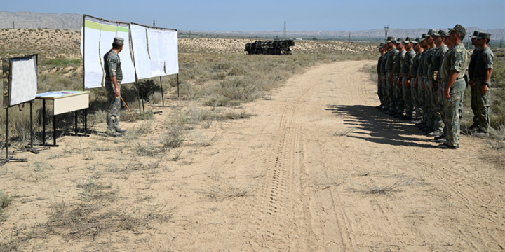 Combat training with Smerch rocket launcher systems conducted 