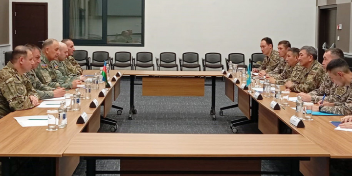 Azerbaijani military delegation’s visit to Kazakhstan underway