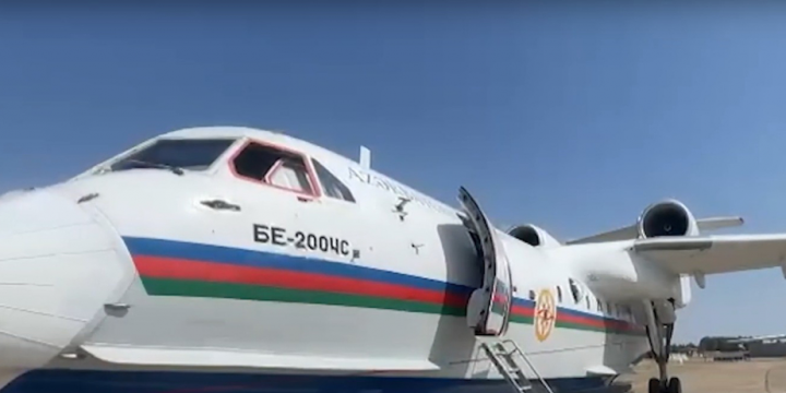 Azerbaijan continues its firefighting operations in Türkiye