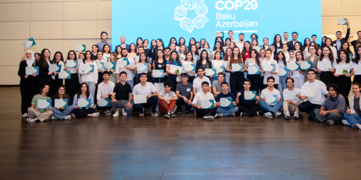 COP29 könüllüləri “Eco Enacthon” layihəsində iştirak ediblər