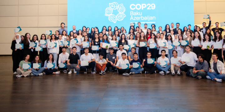 COP29 volunteers engage in Eco Enacthon Project