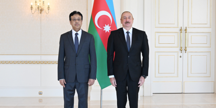 President Ilham Aliyev received credentials of incoming ambassador of Pakistan to Azerbaijan