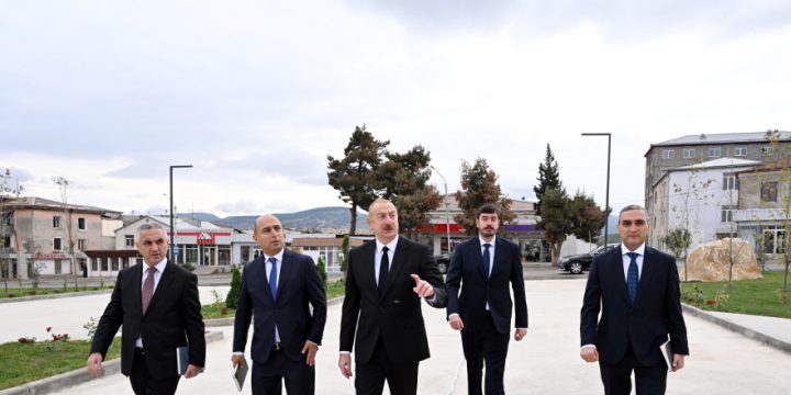 Prezident İlham Əliyev Qarabağ Universitetinin təmirdən sonra açılışında iştirak edib