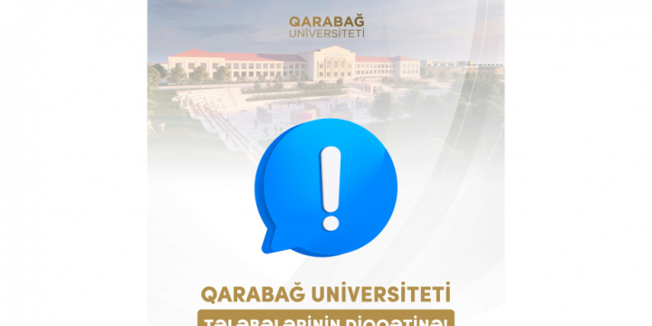 Qarabağ Universitetində ilk tədris ilinə hazırlıq işləri yekunlaşıb