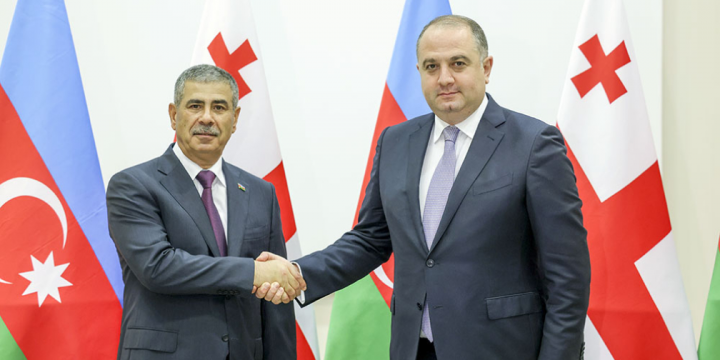 Azerbaijani, Georgian Defense Ministers mull military cooperation