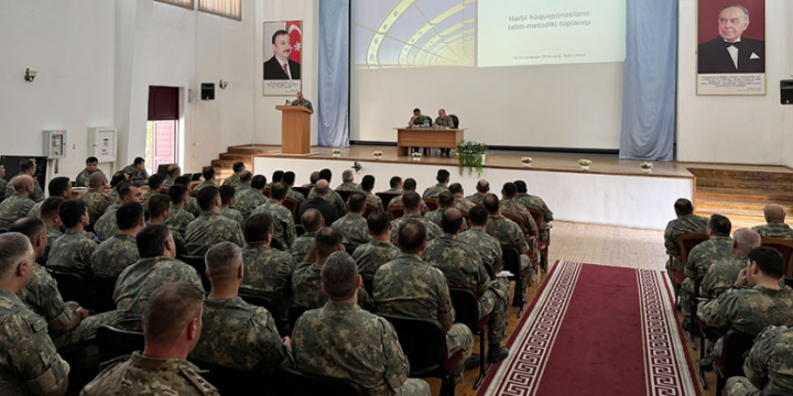 Azerbaijan Army holds training-methodical session with military lawyers