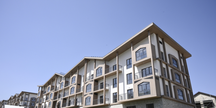 President Ilham Aliyev examine construction progress of residential complex for 524 families in Kalbajar