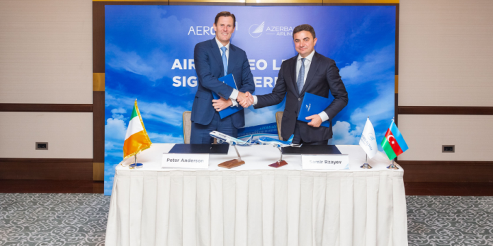 AZAL signs agreement to lease six new Airbus A320neo and A321neo from AerCap