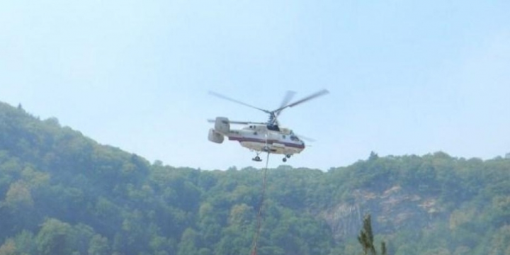 Azerbaijan continues its firefighting operations in Türkiye