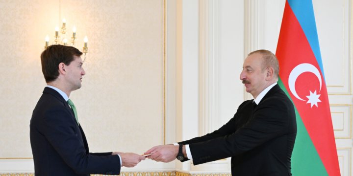 President Ilham Aliyev received credentials of incoming ambassador of Belgium to Azerbaijan