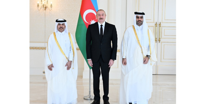 President Ilham Aliyev received credentials of incoming ambassador of Qatar