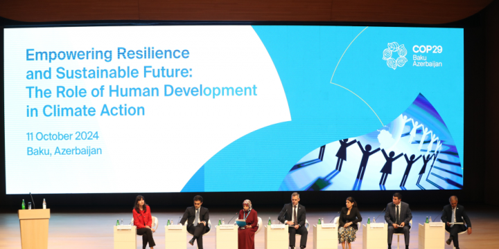 Pre-COP event in Baku highlights crucial role of human development in climate action