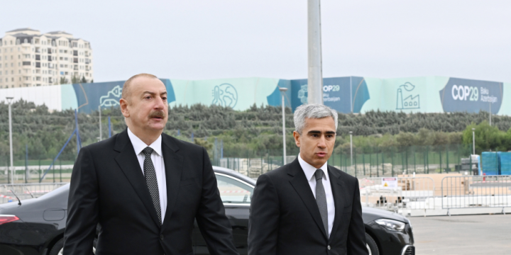 President Ilham Aliyev reviewed ongoing preparations for COP29 at Olympic Stadium