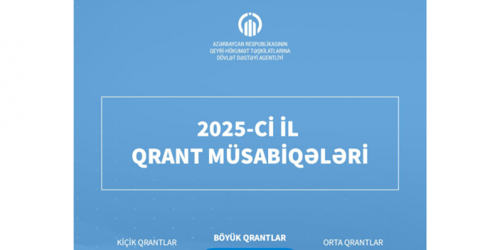 QHT-lərə Dövlət Dəstəyi Agentliyi 2025-ci il üzrə qrant müsabiqələrini elan edib