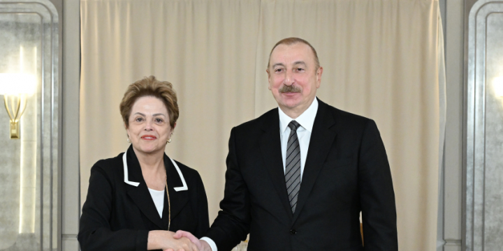 President of Azerbaijan Ilham Aliyev met with President of New Development Bank in Kazan