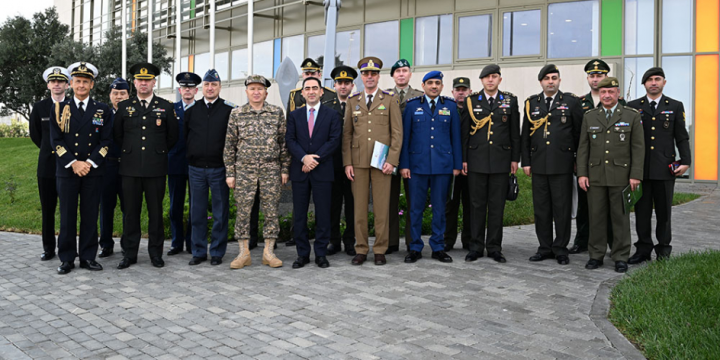 Military attachés visit Baku International Sea Trade Port