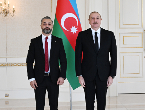 President Ilham Aliyev received credentials of incoming ambassador of Albania to Azerbaijan