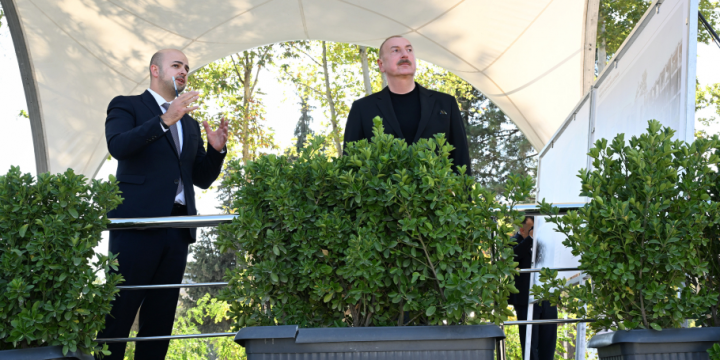 President Ilham Aliyev inspected construction of 104-apartment residential complex in Zangilan city