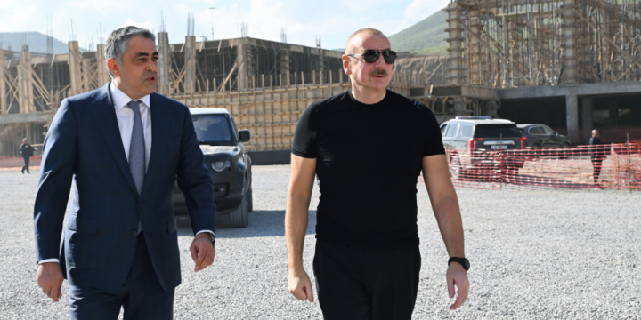 President Ilham Aliyev inspected construction progress at Zangilan Recreation Complex