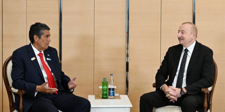 President Ilham Aliyev met with President of Palau