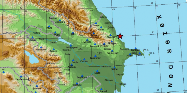 Magnitude 3.4 quake hits Caspian Sea