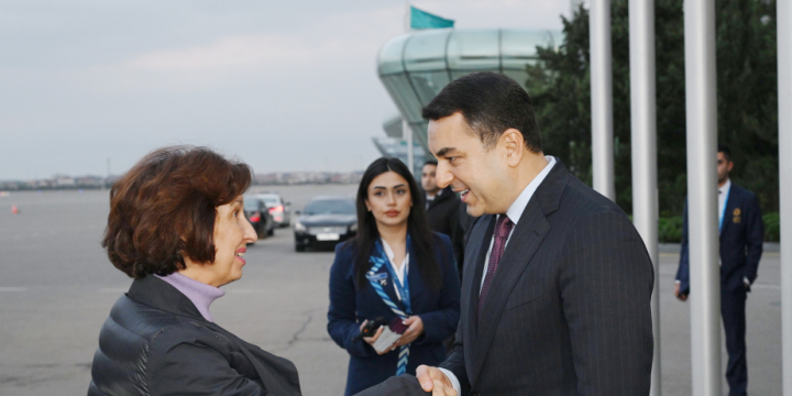 President of North Macedonia arrives in Azerbaijan