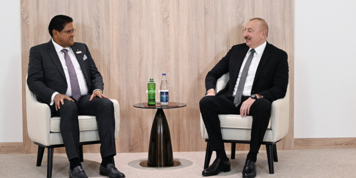 President Ilham Aliyev met with President of Suriname