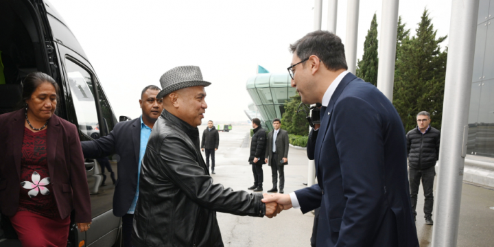 Prime Minister of Tuvalu arrives in Azerbaijan