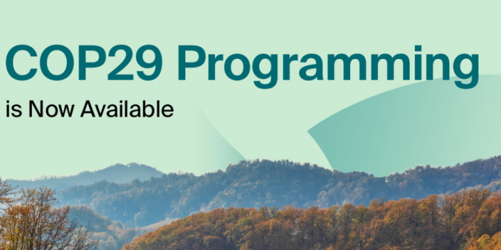 COP29 official programming released