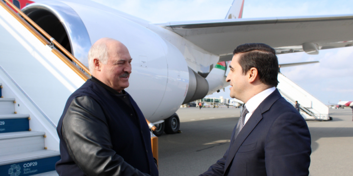 President of Belarus arrives in Azerbaijan to attend COP29