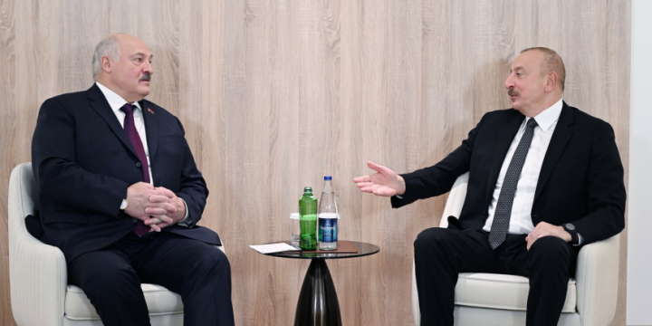 President Ilham Aliyev met with President of Belarus