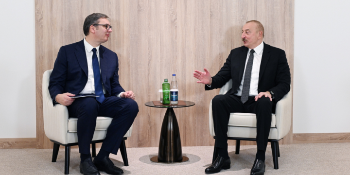 President Ilham Aliyev met with Serbian President