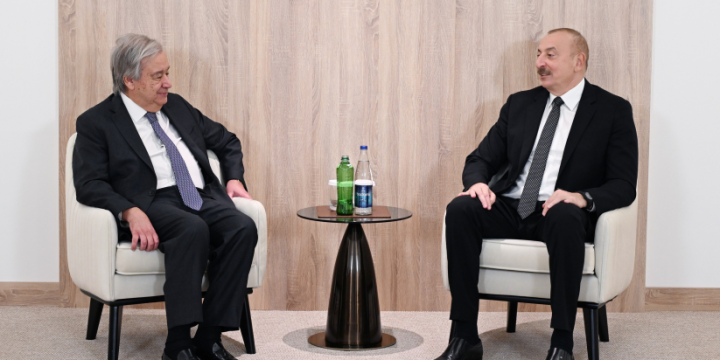 President Ilham Aliyev met with UN Secretary-General