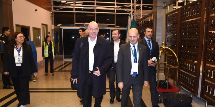 FIFA President arrives in Baku to attend COP29