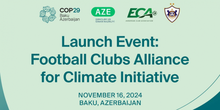 Qarabağ FK takes initiative to create football clubs alliance for climate initiative in combating climate change