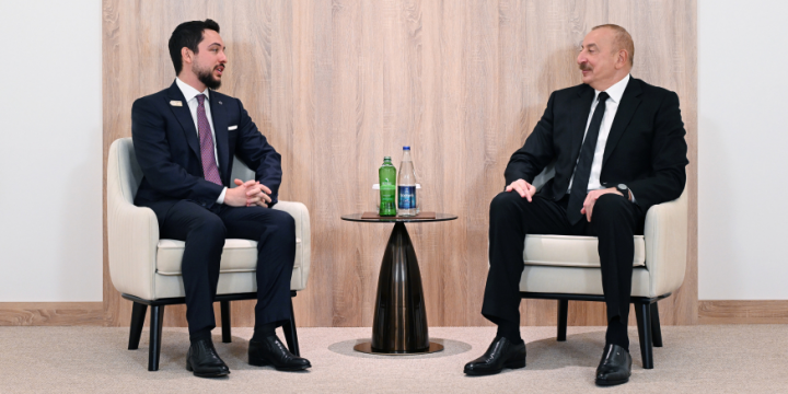 President Ilham Aliyev met with Crown Prince of the Hashemite Kingdom of Jordan