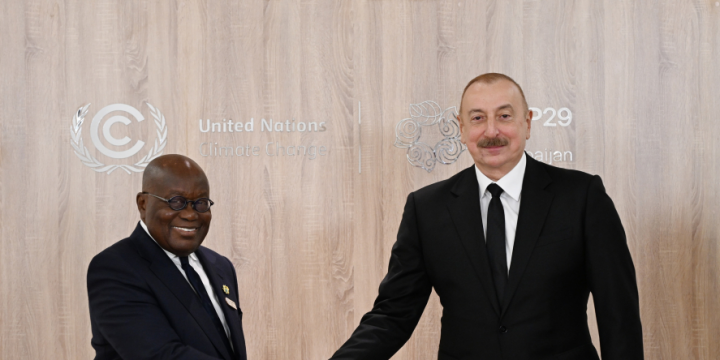 President Ilham Aliyev met with President of Ghana