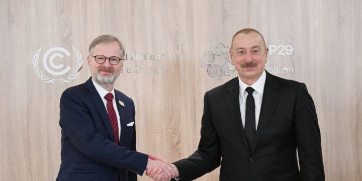 President Ilham Aliyev met with Prime Minister of the Czech Republic