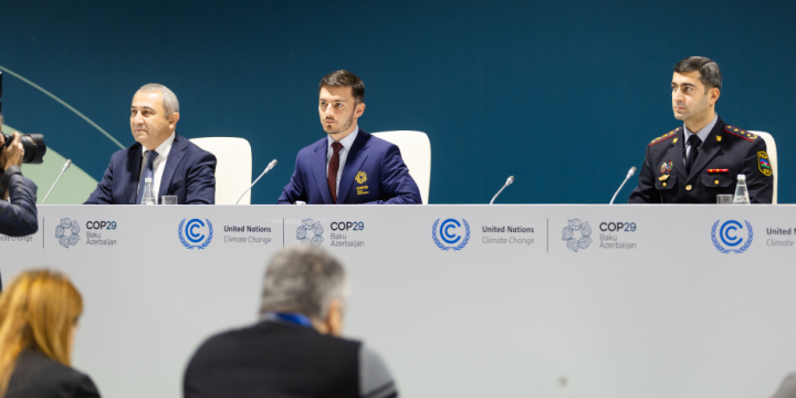 COP29 tarixlərində nəqliyyatın idarə olunması planının təqdimatına dair brifinq keçirilib