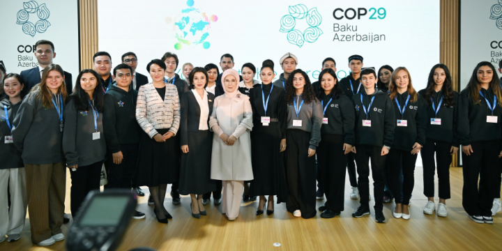 COP29 conference on “Youth at the Forefront of Climate Action” held with participation of First Ladies