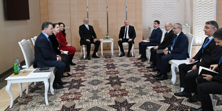 President Ilham Aliyev met with Prime Minister of Albania