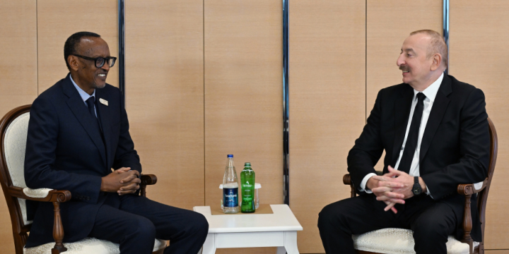 President of Azerbaijan Ilham Aliyev met with President of Rwanda