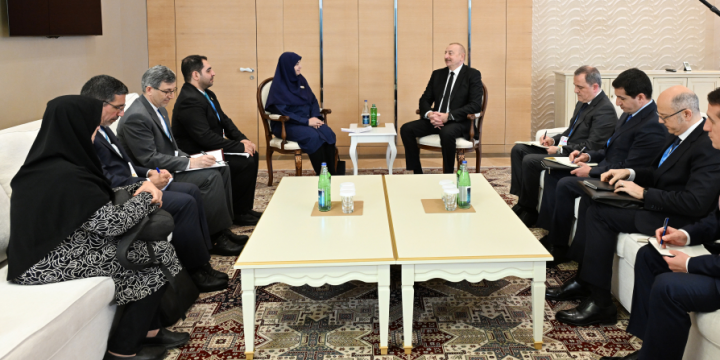 President of Azerbaijan Ilham Aliyev met with Vice President of Iran