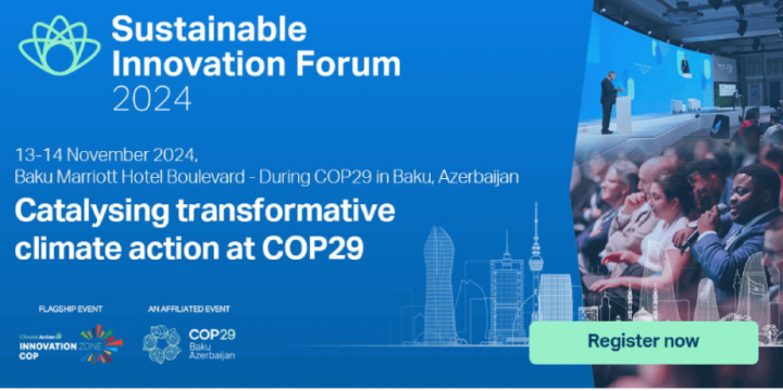 Baku to host Sustainable Innovation Forum as part of COP29