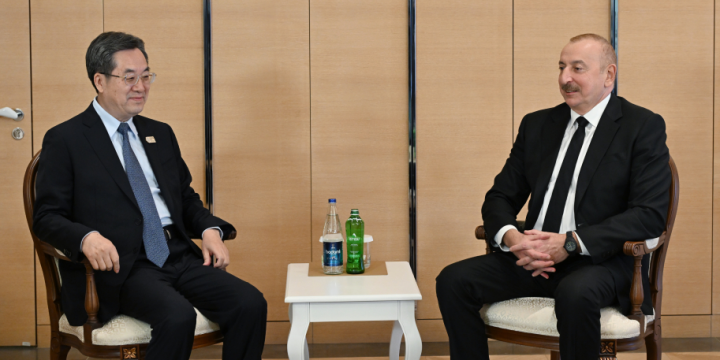 President of Azerbaijan Ilham Aliyev met with Vice Premier of State Council of China