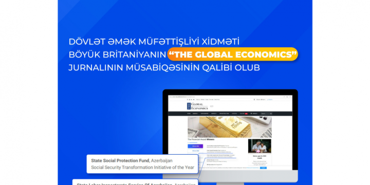 Dövlət Əmək Müfəttişliyi Xidməti beynəlxalq müsabiqənin qalibi olub